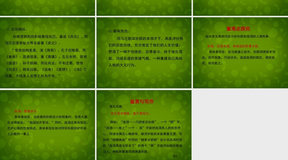 八年级语文下册 第22课(孙膑)课件1 冀教版 课件