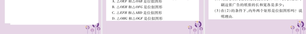 九年级数学上册 第23章 图形的相似 235 位似图形习题课件 (新版)华东师大版 课件