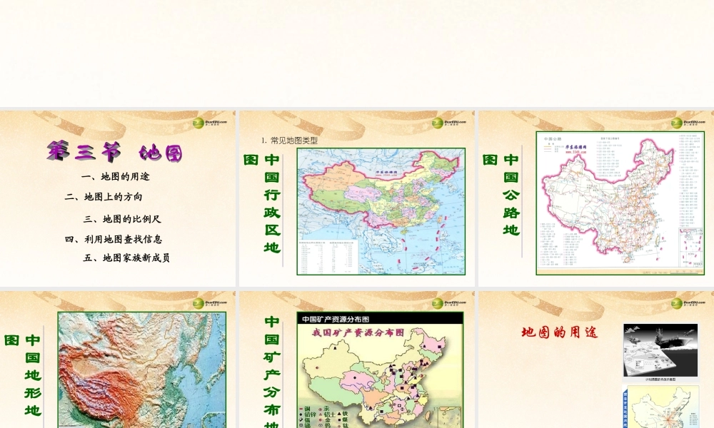 中学七年级地理上册 第一章 第三节素材 地图课件 新人教版 课件-2