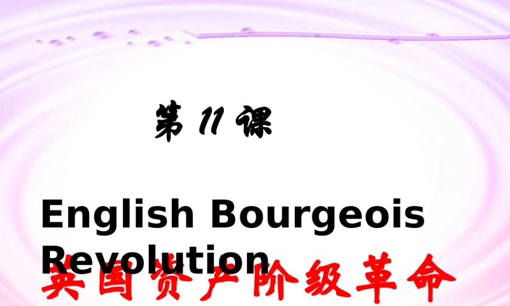 九年级历史第四单元第十一课课件示例 课件