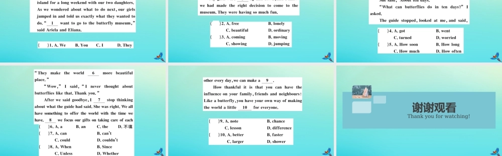 九年级英语上册 Module 5 Museums Unit 2 If you ever go to London，make sure you visit the Science Museum习题课件 (新版)外研版 课件