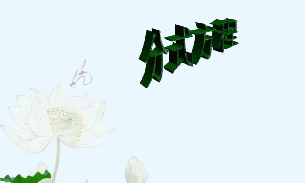 八年级数学(分式方程)课件