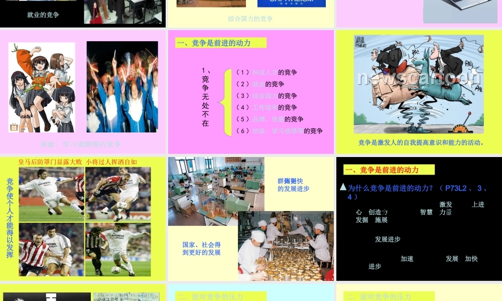 八年级政治下册 竞争与合作3 课件 陕教版 课件