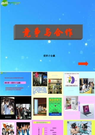 八年级政治下册 竞争与合作3 课件 陕教版 课件