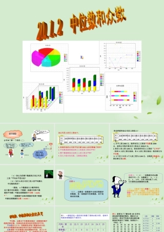 八年级数学 .2中位数和众数精品课件 人教新课标版 课件