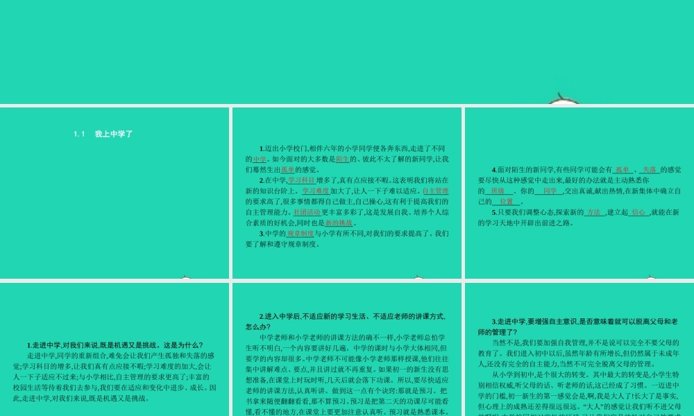 中学了课件 粤教版 课件