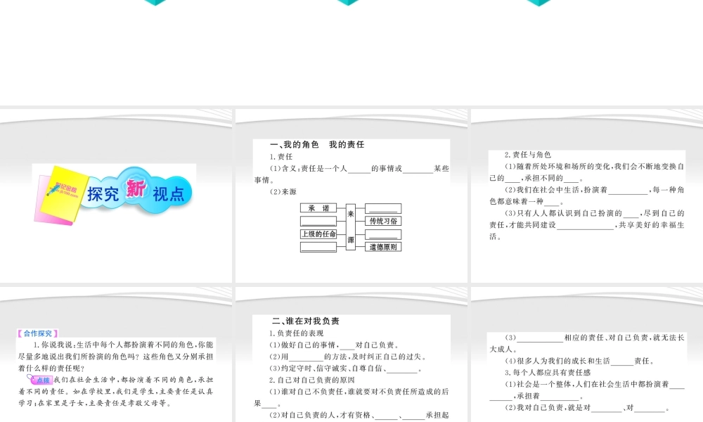 九年级政治(我对谁负责 谁对我负责)复习课件 人教新课标版 课件