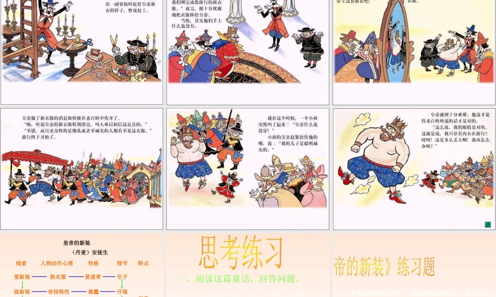 七年级语文上册(皇帝的新装)课件(2)人教新课标版 课件
