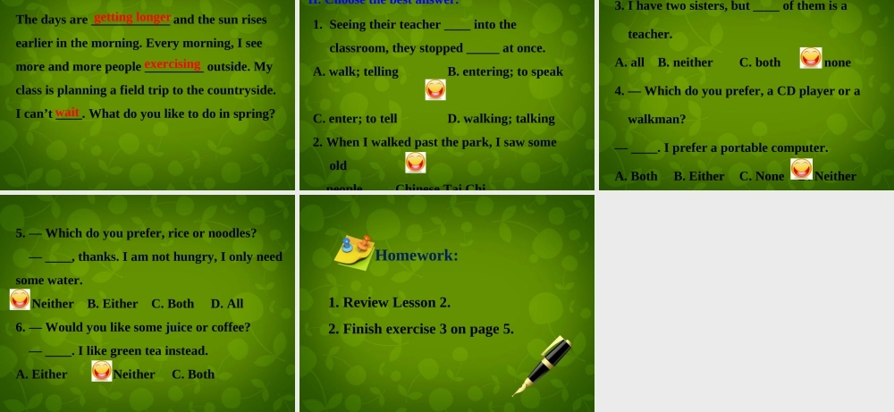 八年级英语下册 Unit 1 Spring Is Coming lesson 2 It's Getting Warmer课件 (新版)冀教版 课件