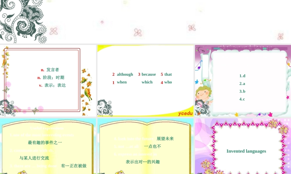 九年级英语下册 Module9 Unit3 Language in use课件 外研版 课件