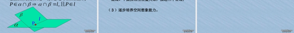 广东省高一数学平面的基本性质课件 新课标 人教A版 必修2 课件