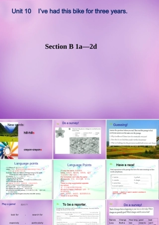 八年级英语下册 Unit 10 I ve had this bike for three years Period 3课件 (新版)人教新目标版 课件