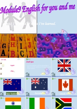 九年级英语下册 Module9 Unit1 I m proud of what I ve learned课件 外研版 课件