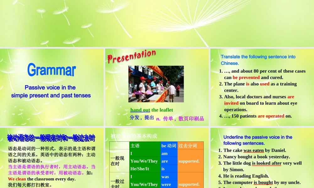 八年级英语下册 Unit 7 International Charities Grammar课件 (新版)牛津版 课件