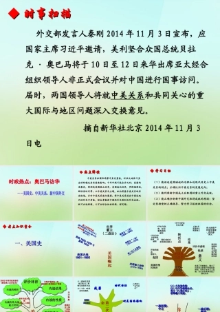 中考历史(中美关系)复习课件