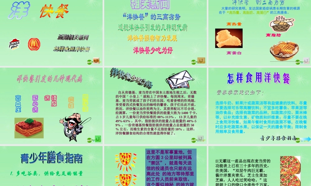 七年级生物 关注合理营养与食品安全课件 人教新课标版 课件