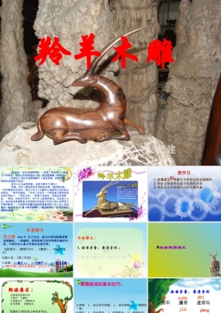 七年级语文上册 (羚羊木雕)优秀实用课件 人教新课标版 课件