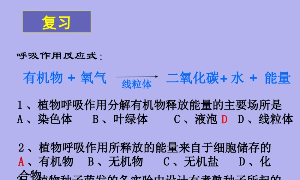 吸收作用 七年级生物上册_第三单元 生物圈中的绿色植物_第3节 吸收作用课件 北师大版