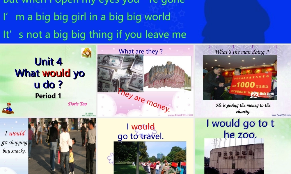 九年级英语Unit4 What would you do课件 人教新目标版 课件