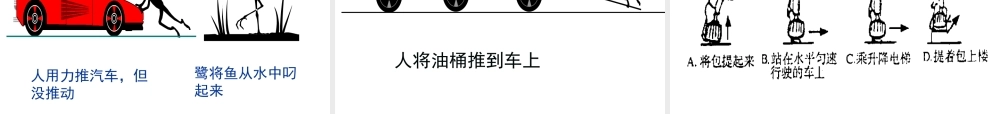 九年级物理 怎样才叫做功教学课件 沪科版 课件