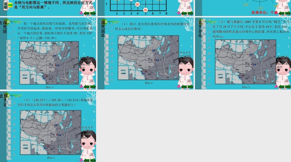 八年级数学上册 6.1 探索确定位置的方法课件 浙教版 课件