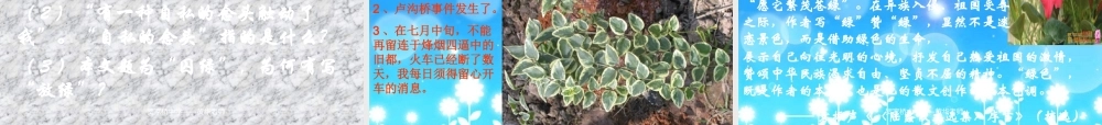 九年级语文上册 囚绿记 教学课件 苏教版 课件