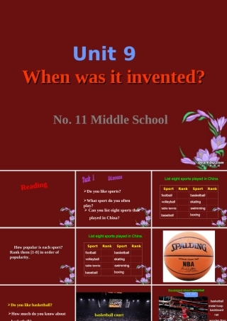 九年级英语Unit9 Period5课件人教新目标版 课件