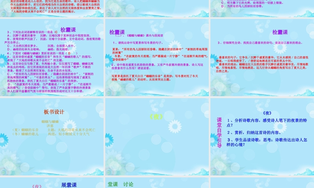 九年级语文上册 外国诗两首课件 新人教版 课件