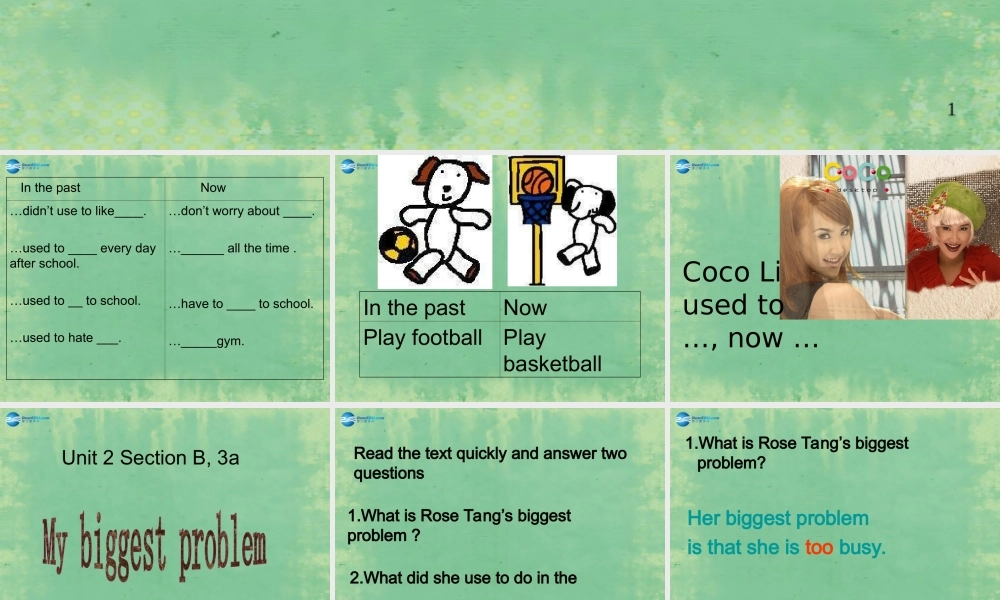 九年级英语全册 Unit 2 I used to be afraid of the dark课件3 人教新目标版 课件