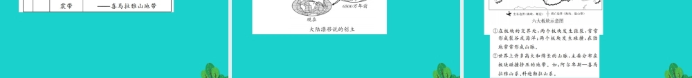 中考地理 教材考点系统化复习 第二章 陆地和海洋课件 新人教版 课件