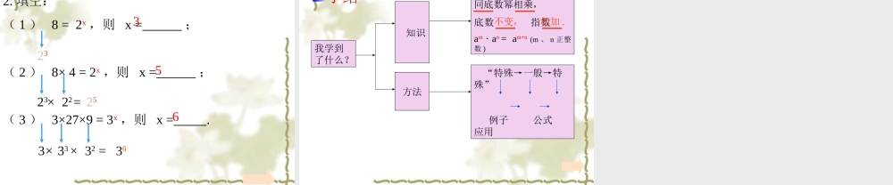 八年级数学同底数幂的乘法课件2 新课标 人教版 课件
