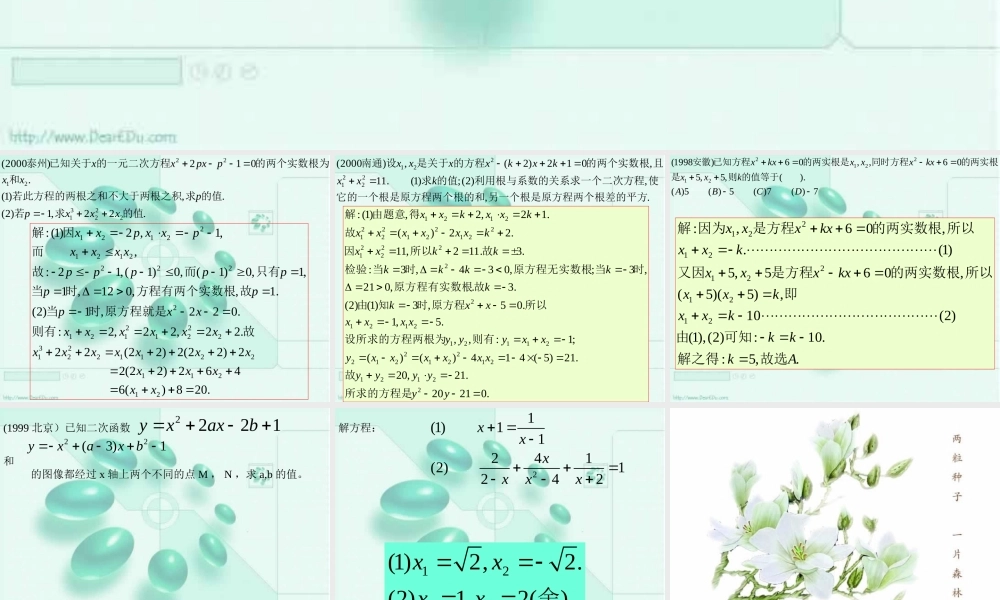 初三数学总复习系列-技巧6 中考数学一轮复习技巧课件[整理七套]