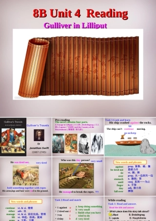 八年级英语下册(Unit 4 A good read Reading)课件 (新版)牛津版 课件