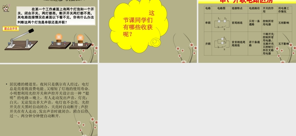 八年级物理下册 第五章(串联和并联)课件 新人教版 课件