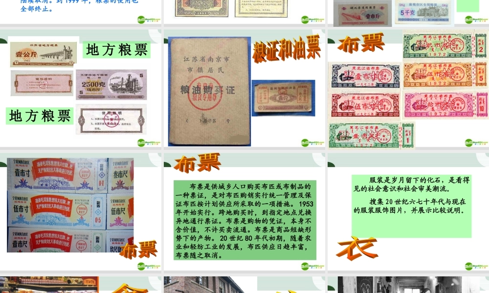 八年级历史下册 第15课(展示五彩缤纷的社会生活)课件(一) 北师大版 课件