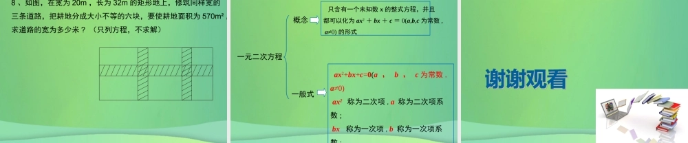 九年级数学上册 21 认识一元二次方程 第1课时 一元二次方程课件(A层)(新版)北师大版 课件