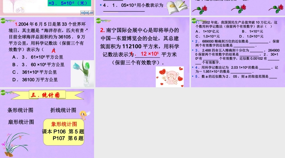 七年级数学下册 第三章生活中的数据复习课件 北师大版 课件