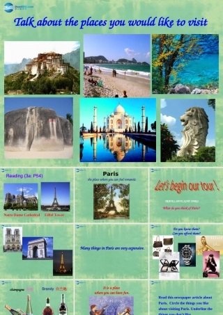 九年级英语全册 Unit 7 Where would you like to visit？Section A2课件 人教新目标版 课件