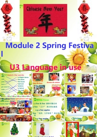 七年级英语下册：Module 2 Unit 3 Language in use课件外研版 课件