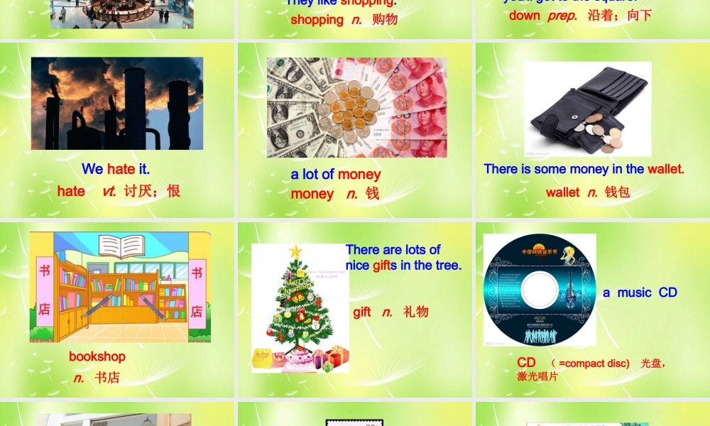 中学七年级英语上册 Unit 7 Shopping Welcome to the Unit课件 (新版)牛津版 课件