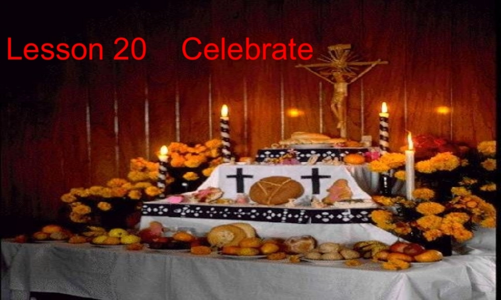 八年级英语上册 Lesson elebrate课件 冀教版 课件