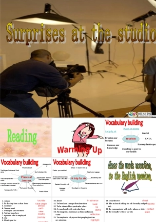 九年级英语：Chapter 5 Surprises at the studio课件(深圳牛津版) 课件