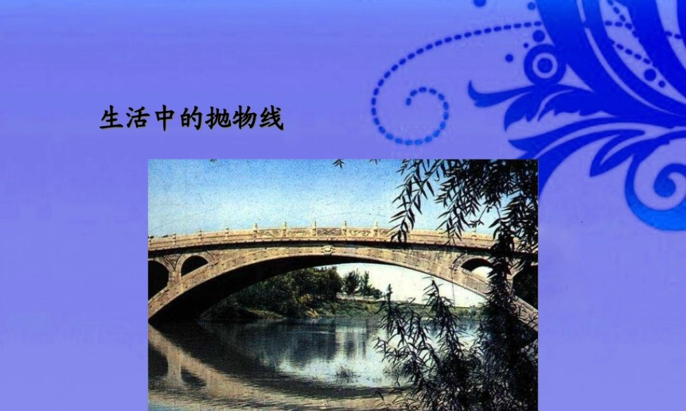 九年级数学上册 233二次函数y=ax2bxc的图像和性质课件 沪科版 课件