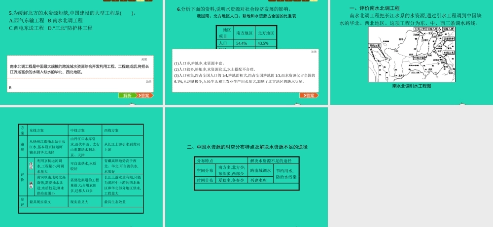 八年级地理上册 3.3 中国的水资源课件 (新版)湘教版 课件