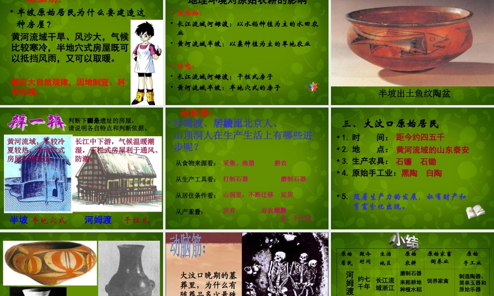 中学七年级历史上册 第2课 原始的农耕生活课件 新人教版 课件