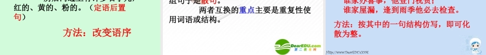 变换句式 课件