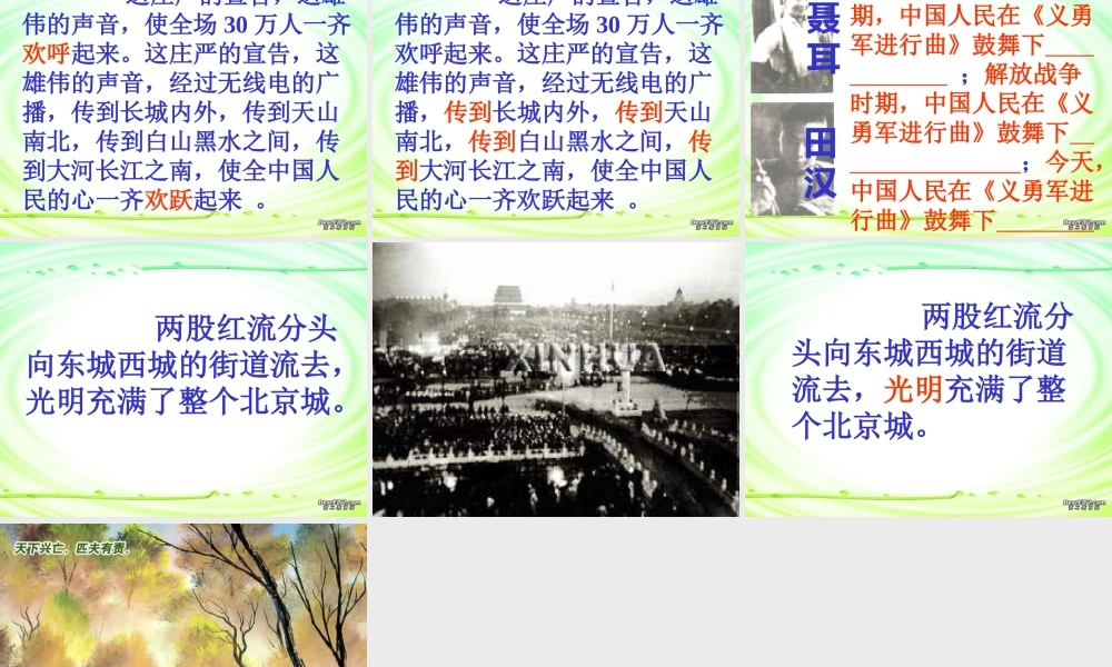 开国大典 课件示例一 课件