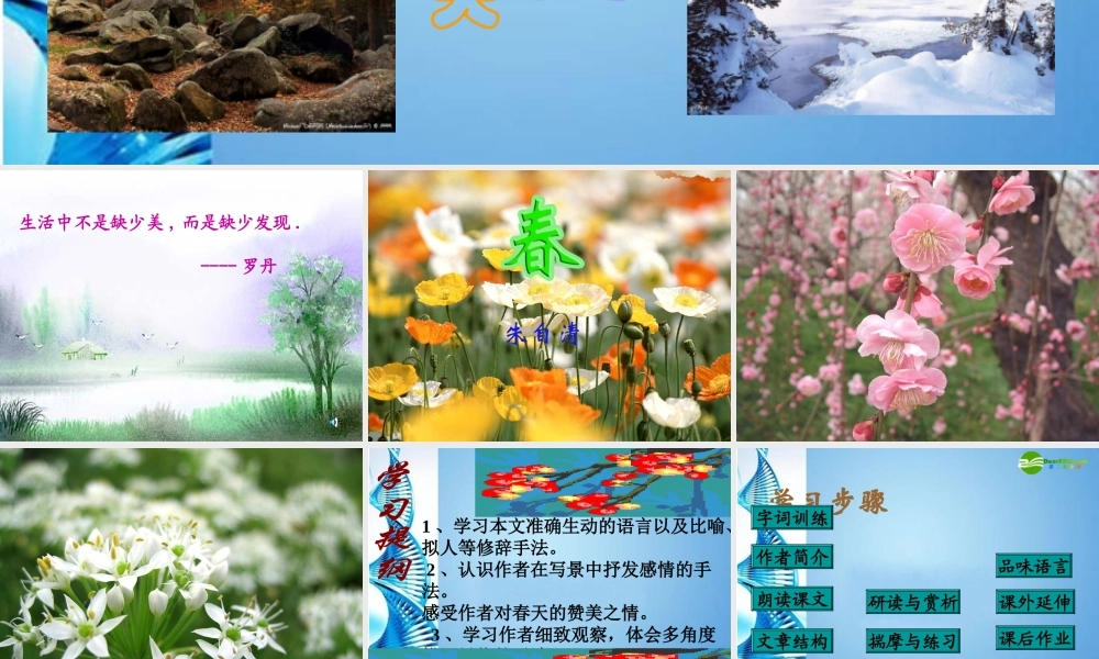 七年级语文上册 (春)优秀教学课件 人教新课标版 课件