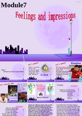 中学英语多媒体教学课件大赛参赛作品八年级英语(课件)