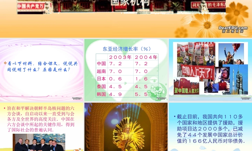 九年级政治我们的社会主义祖国课件 新课标 人教版 课件